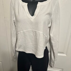 Zella | Women's White Long Sleeve Top - Medium